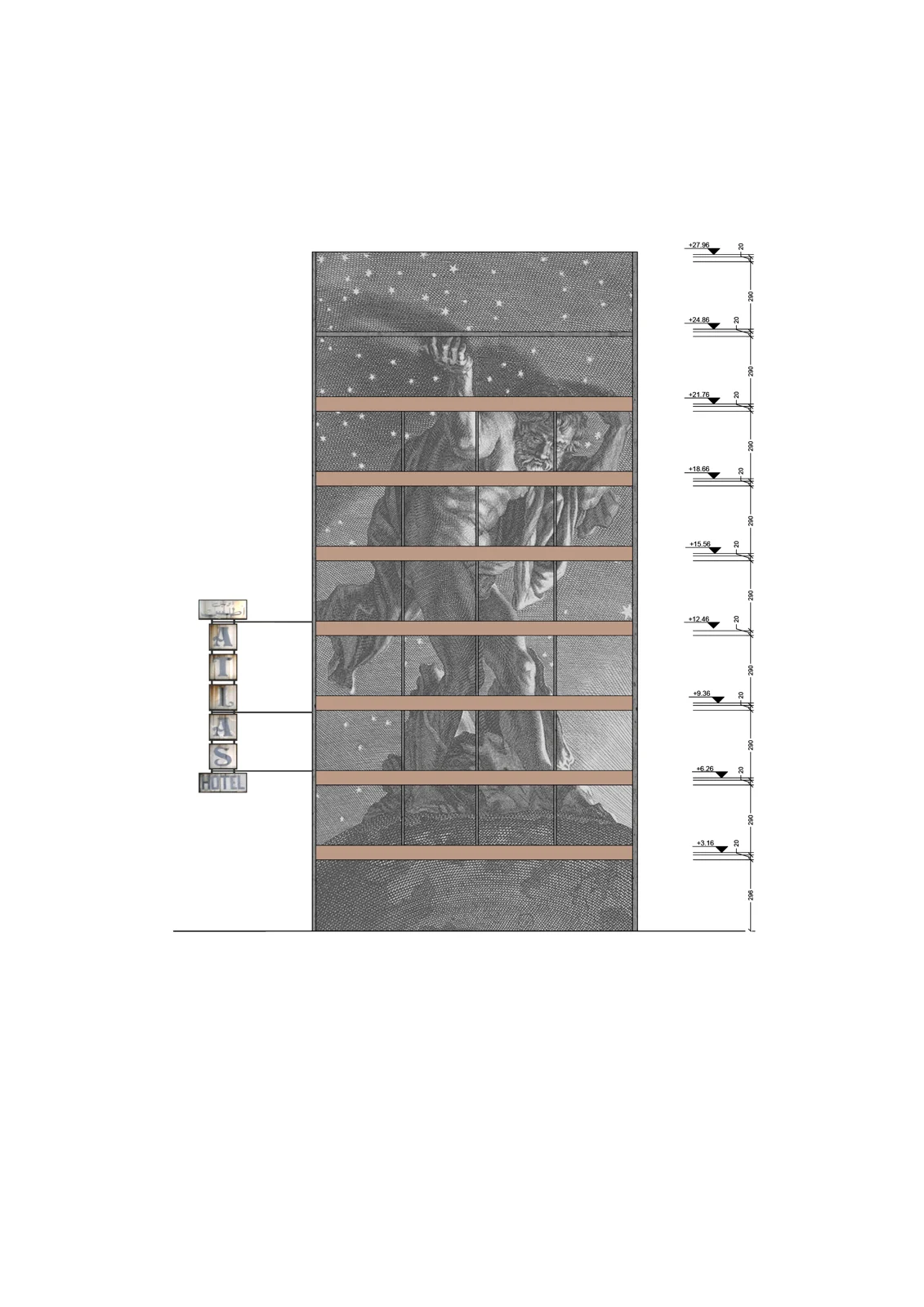 Atlas Hotel — photograph, drawing or design study 2