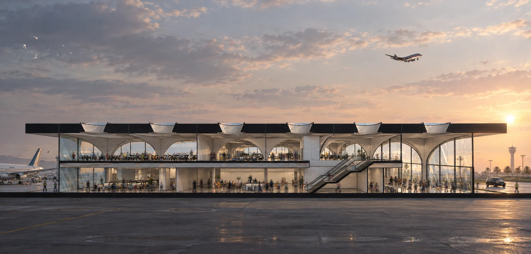 Benina International Airport — photograph, drawing or design study 6