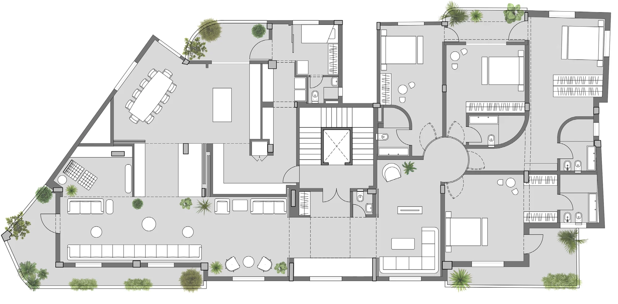 Résidence du Parc — photograph, drawing or design study 4