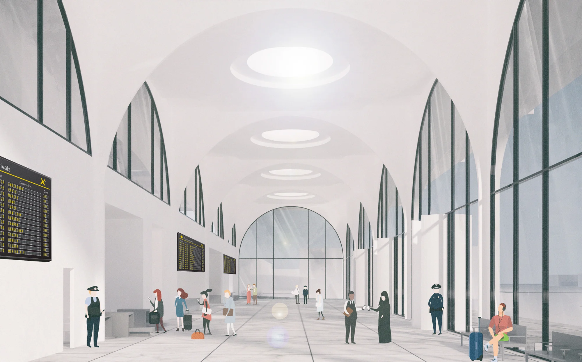 Benina International Airport — photograph, drawing or design study 2