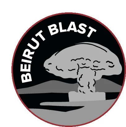 Beirut Blast — Data Visualization — photograph, drawing or design study 3